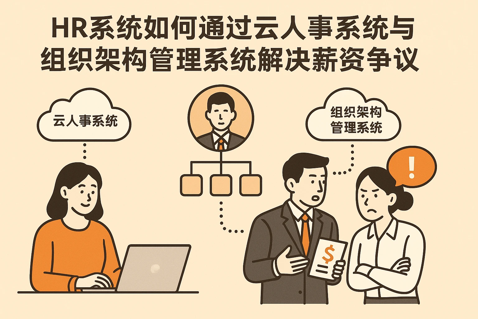 HR系统如何通过云人事系统与组织架构管理系统解决薪资争议