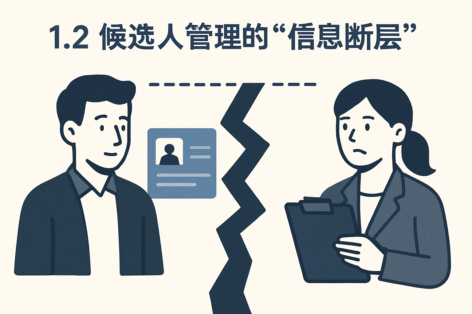 1.2 候选人管理的“信息断层”