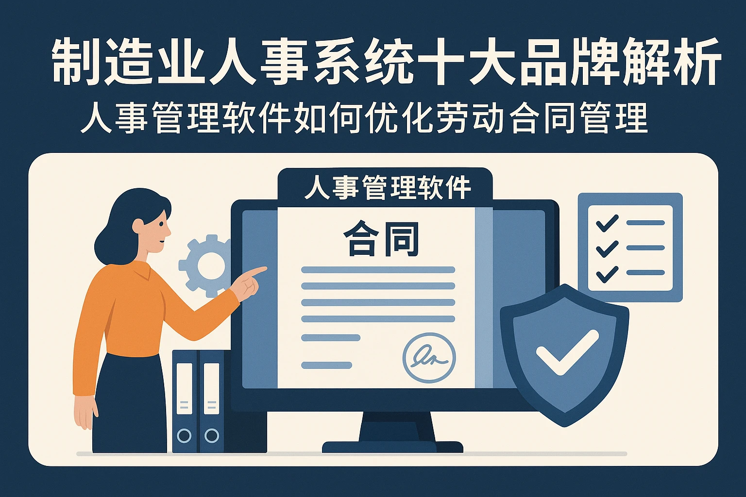 制造业人事系统十大品牌解析:人事管理软件如何优化劳动合同管理