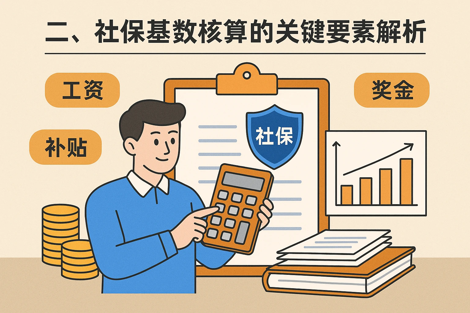 二、社保基数核算的关键要素解析