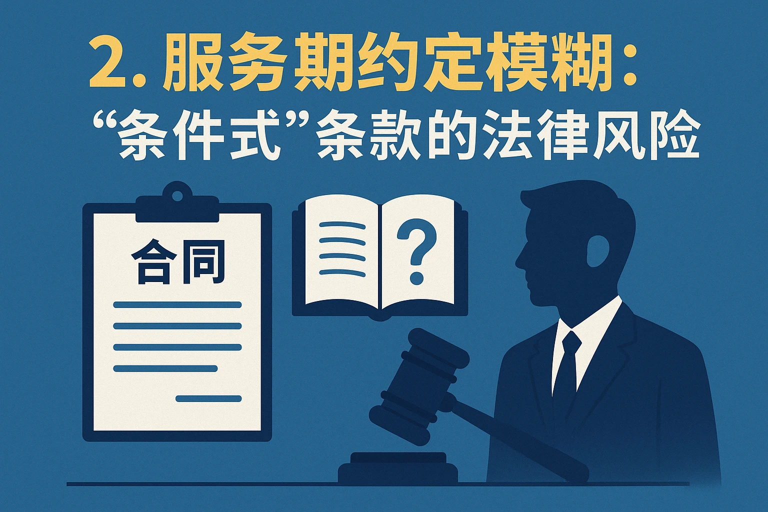 2. 服务期约定模糊:“条件式”条款的法律风险