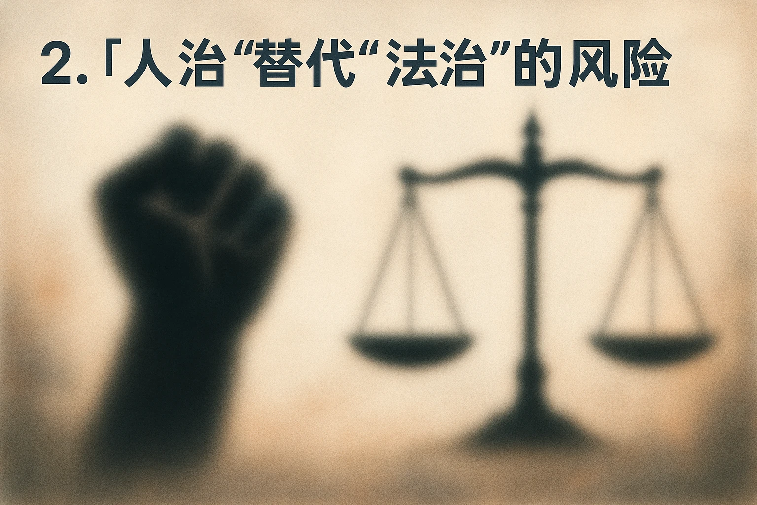 2. 标准模糊：“人治”替代“法治”的风险