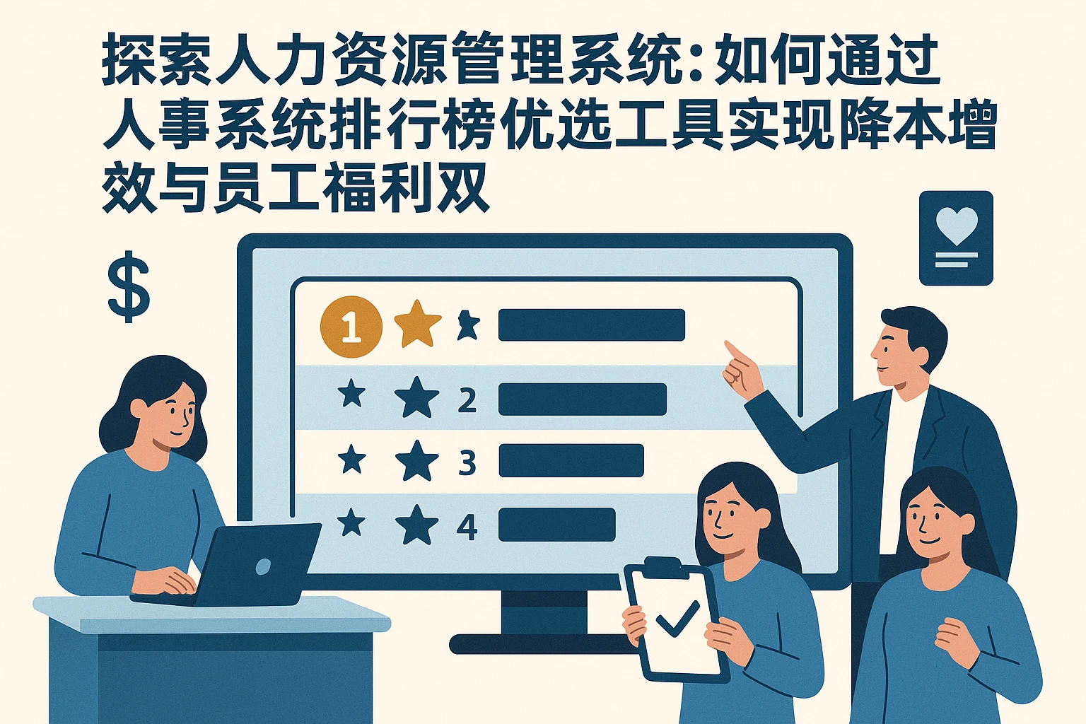 探索人力资源管理系统：如何通过人事系统排行榜优选工具实现降本增效与员工福利双赢