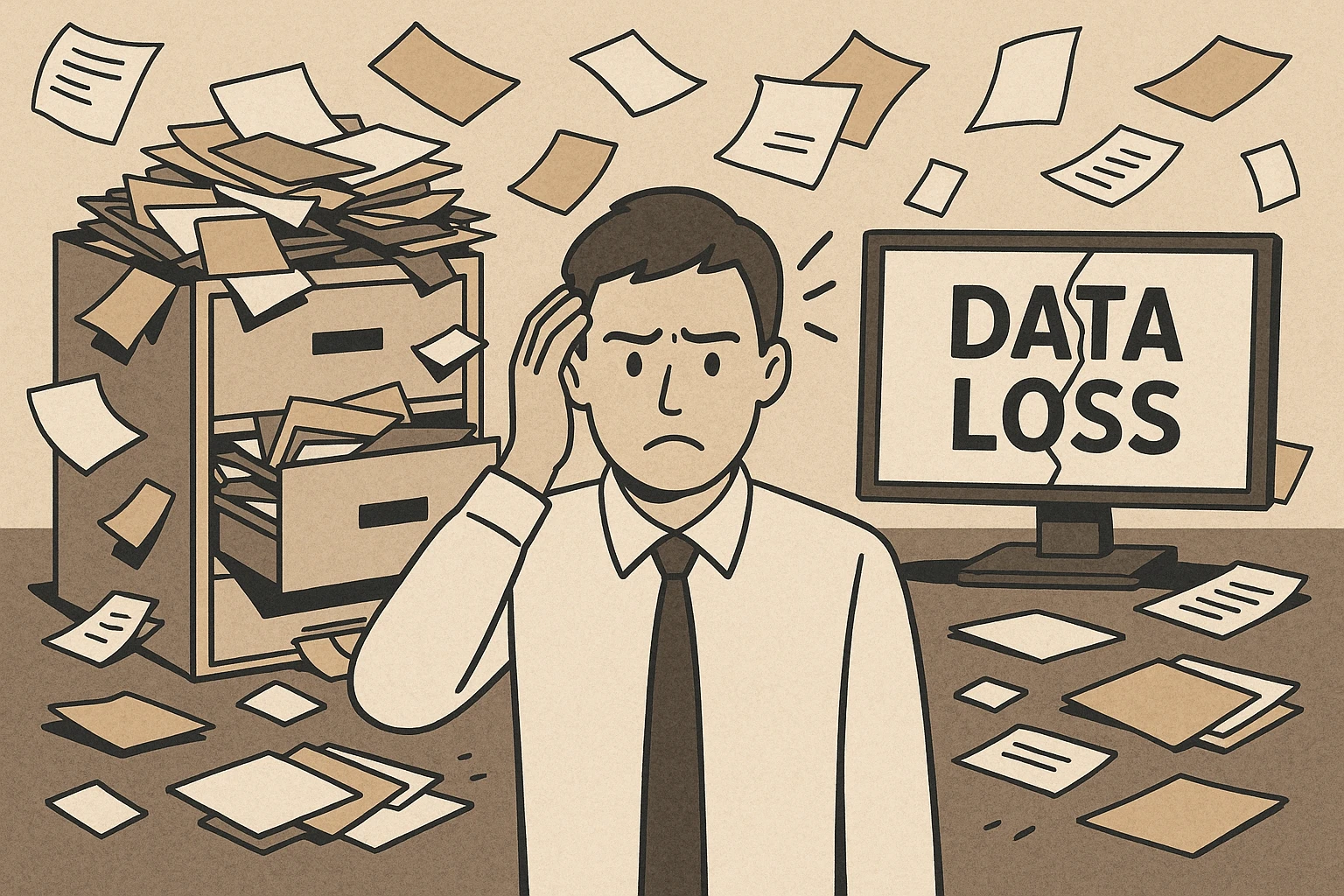 2. 档案管理混乱引发的“数据丢失”