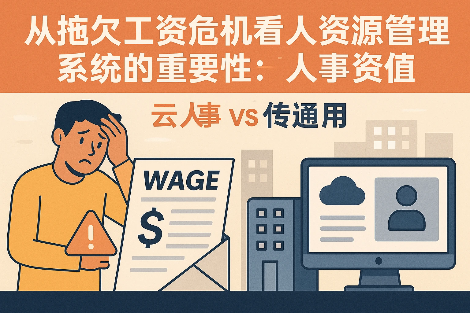 从拖欠工资危机看人力资源管理系统的重要性：云人事 vs 传统人事系统的实战价值