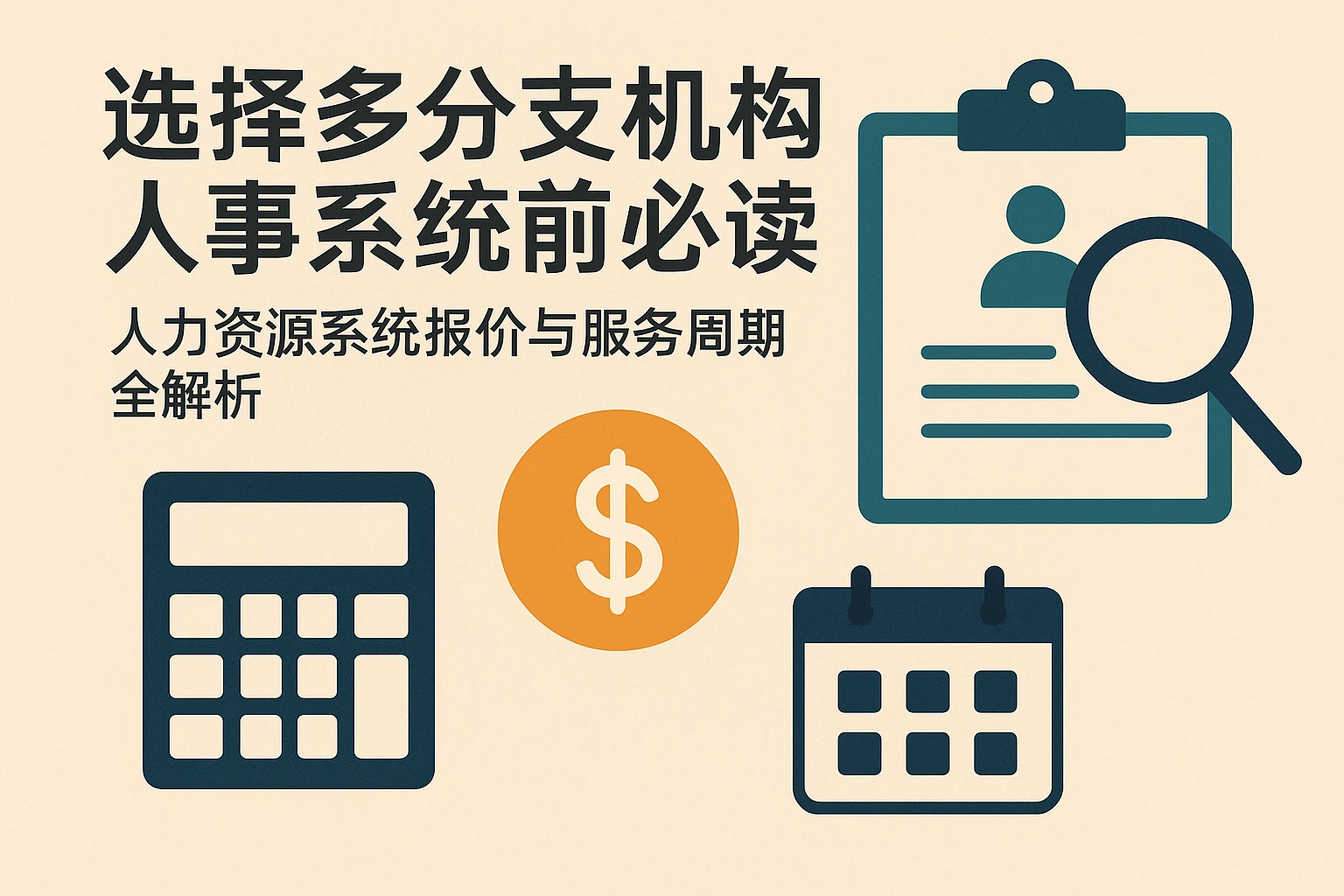 选择多分支机构人事系统前必读:人力资源系统报价与服务周期全解析