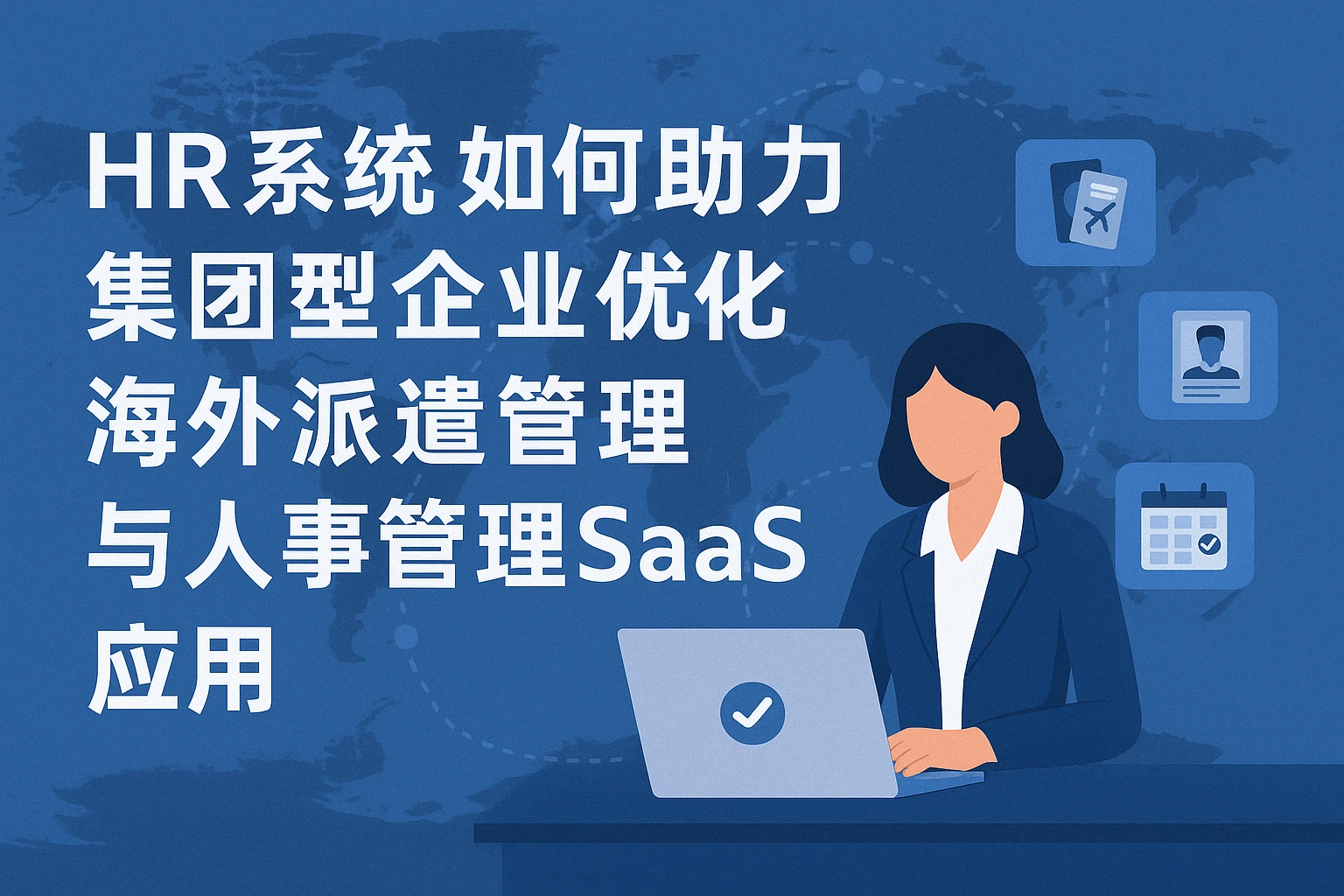 HR系统如何助力集团型企业优化海外派遣管理与人事管理SaaS应用