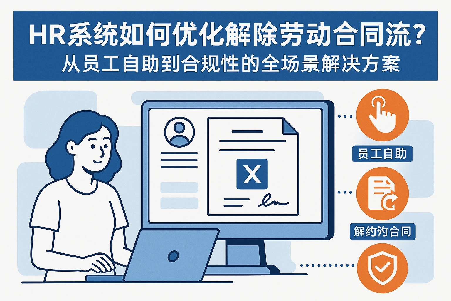 HR系统如何优化解除劳动合同流程?从员工自助到合规性的全场景解决方案