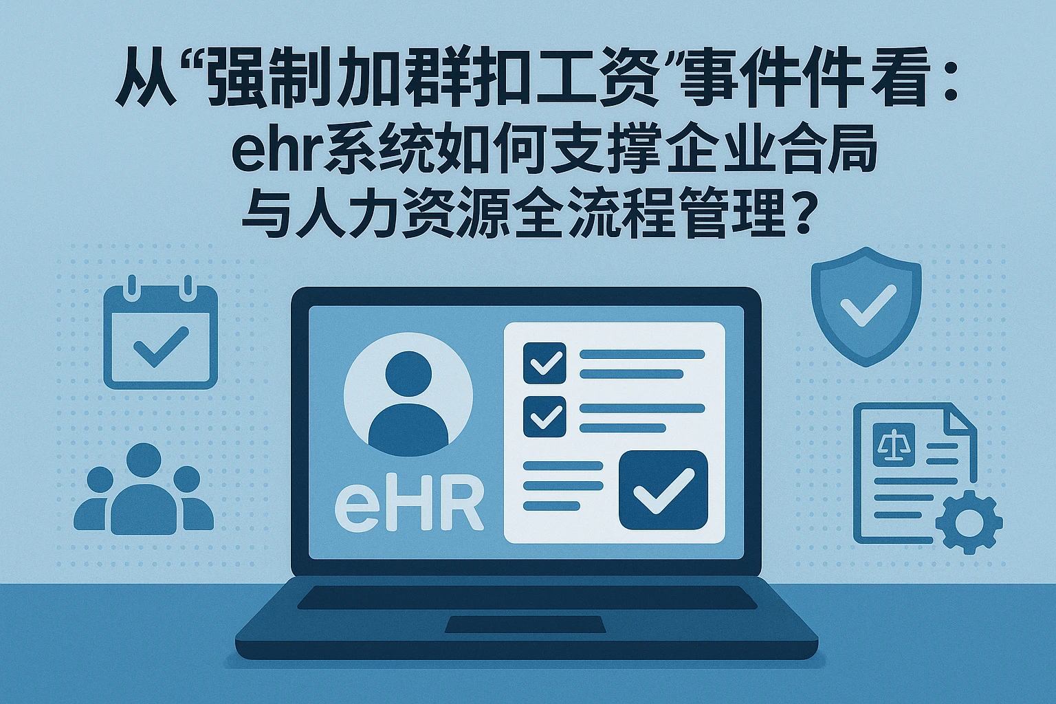 从“强制加群扣工资”事件看：ehr系统如何支撑企业合规与人力资源全流程管理？