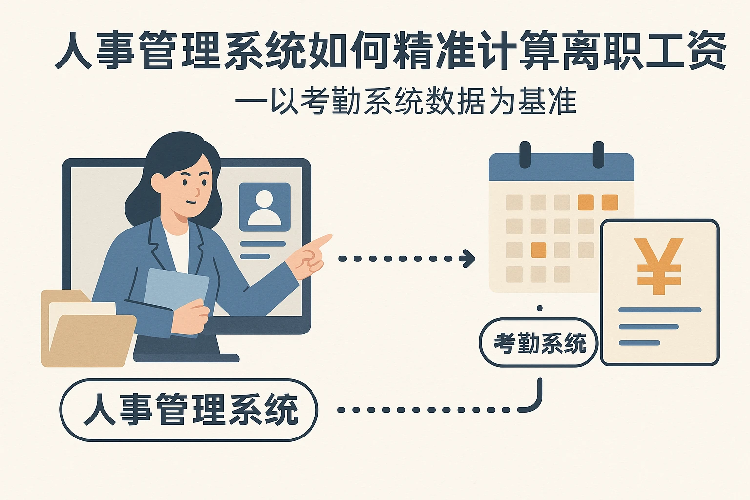 人事管理系统如何精准计算离职工资——以考勤系统数据为基准