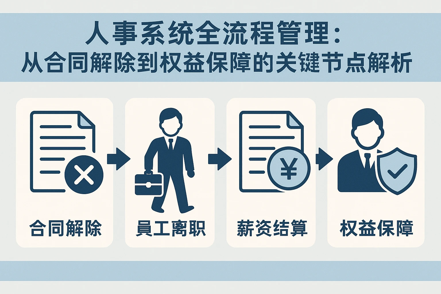 人事系统全流程管理:从合同解除到权益保障的关键节点解析