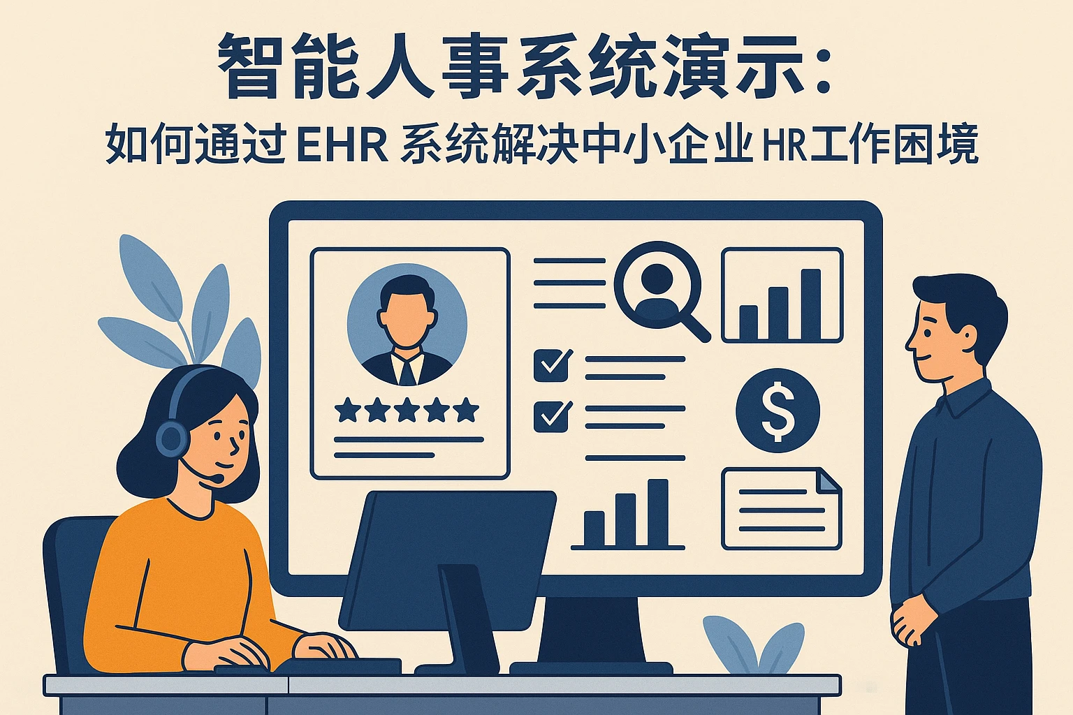 智能人事系统演示：如何通过EHR系统解决中小企业HR工作困境
