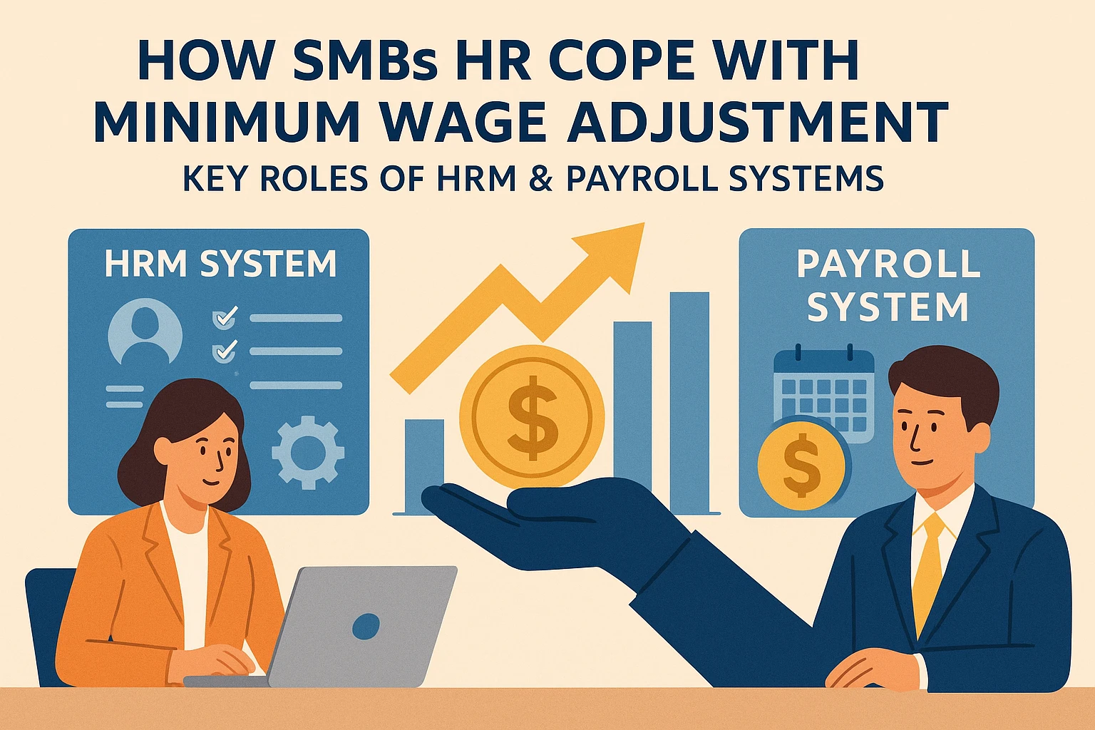 中小企业人事系统如何应对最低工资调整：人力资源管理系统与薪资管理系统的关键作用