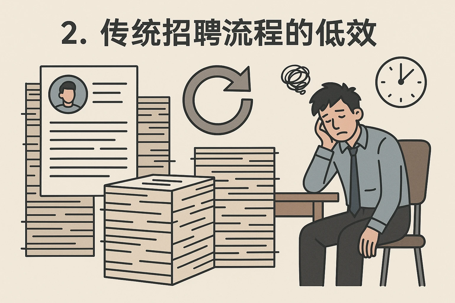 2. 传统招聘流程的低效