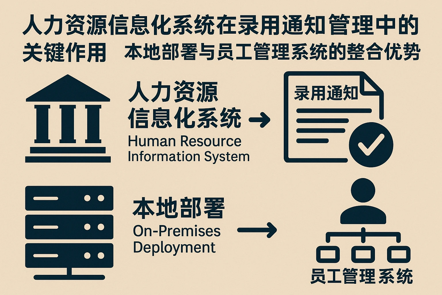 人力资源信息化系统在录用通知管理中的关键作用:本地部署与员工管理系统的整合优势