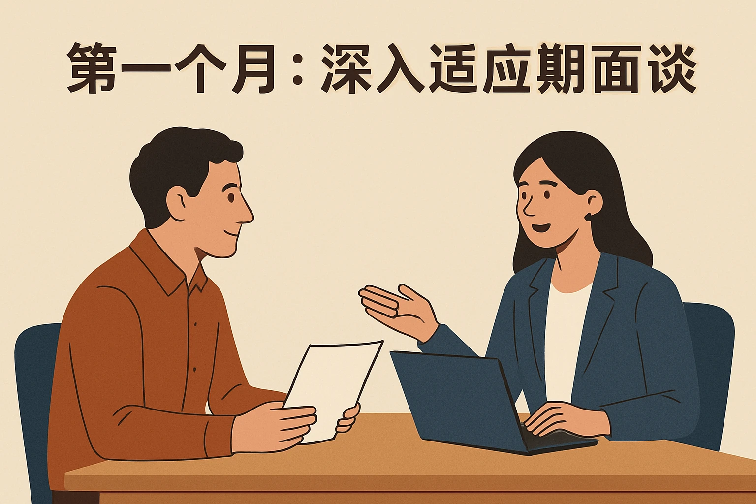 第一个月:深入适应期面谈