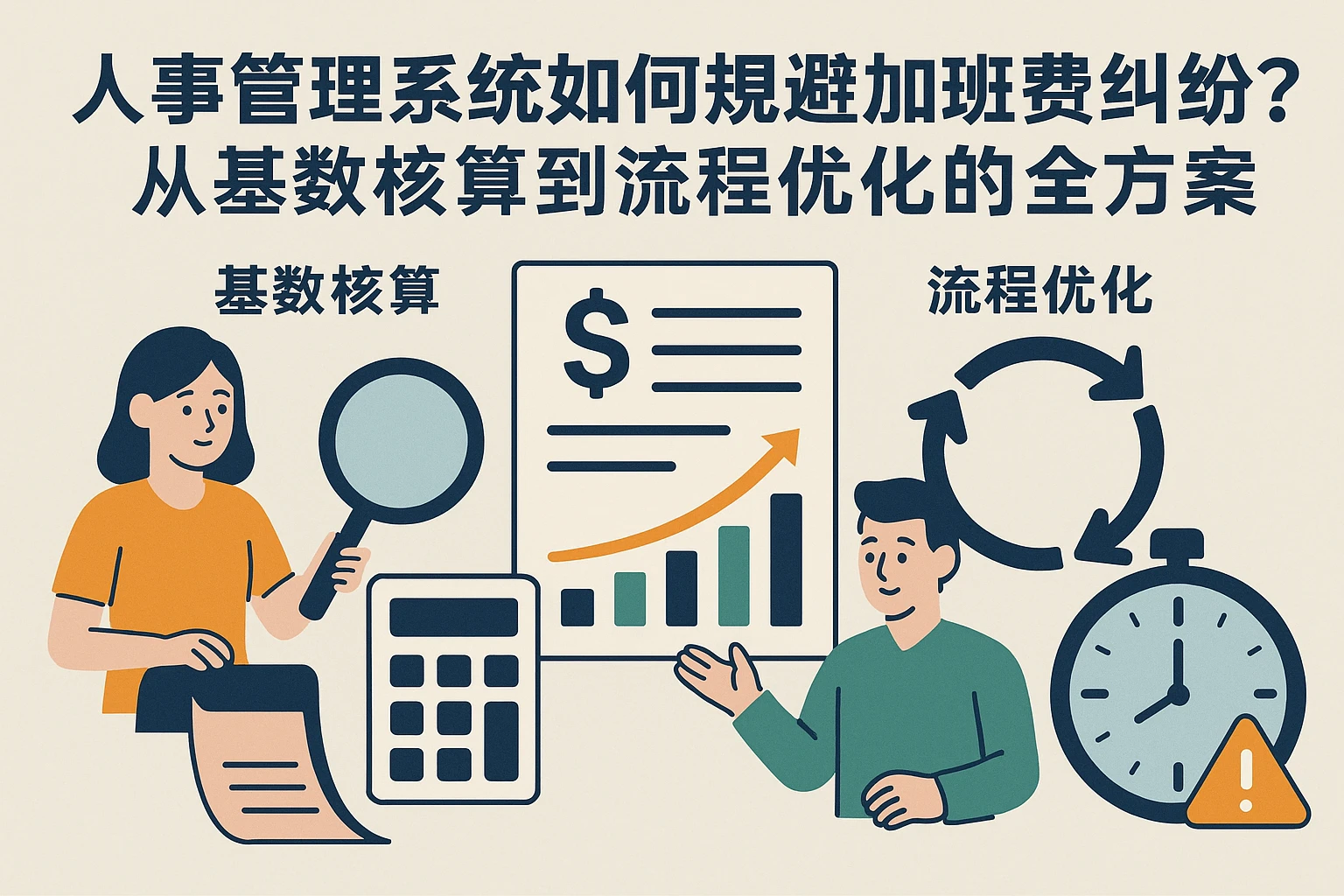 人事管理系统如何规避加班费纠纷?从基数核算到流程优化的全方案