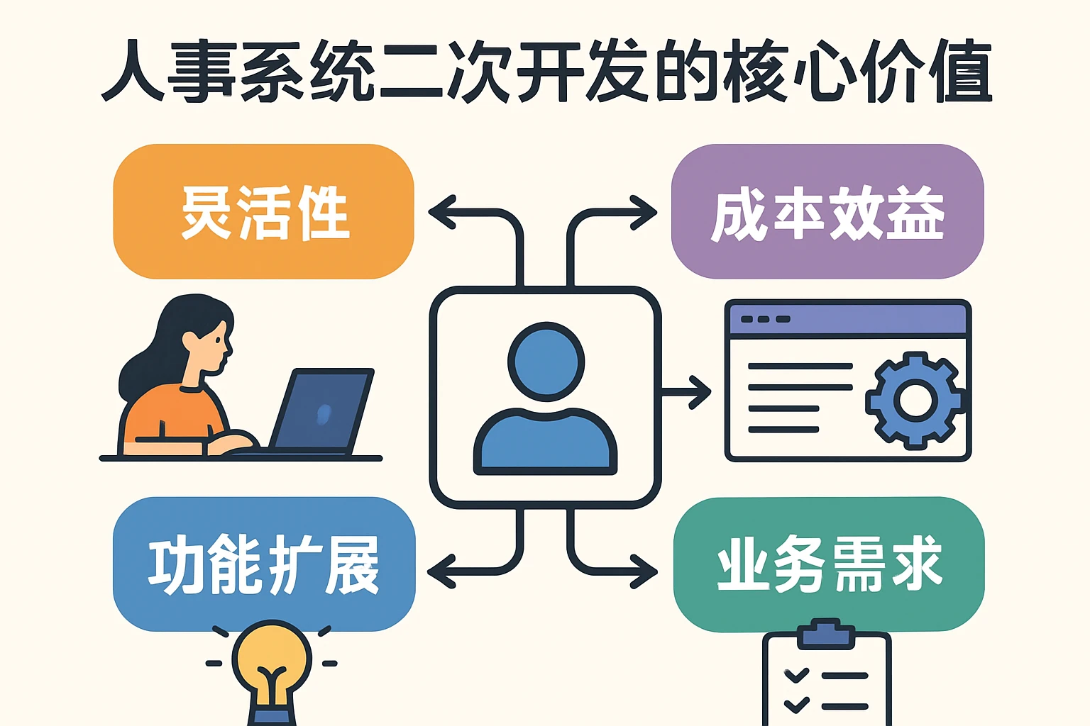 人事系统二次开发的核心价值
