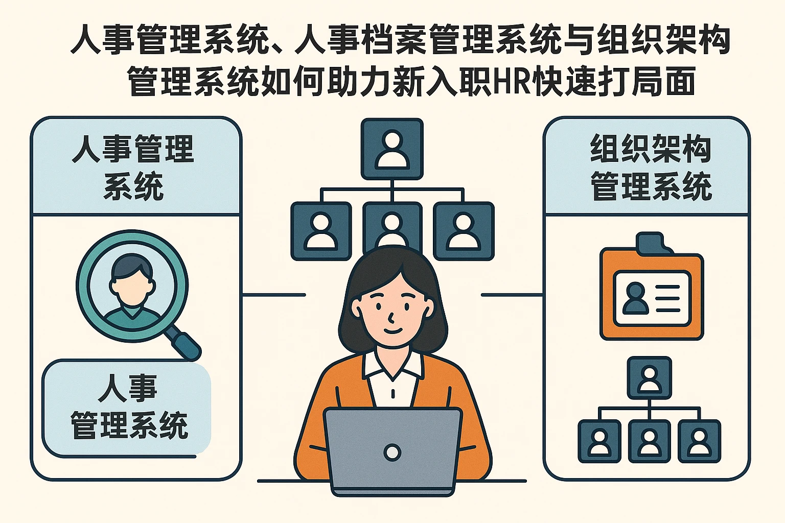 人事管理系统、人事档案管理系统与组织架构管理系统如何助力新入职HR快速打开局面
