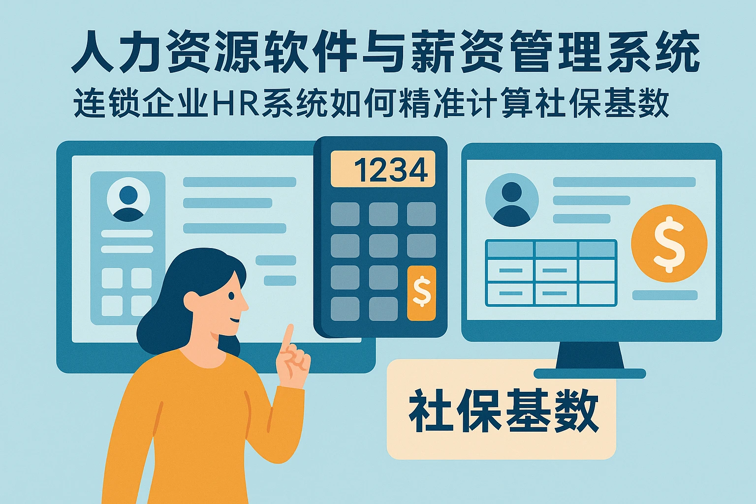 人力资源软件与薪资管理系统:连锁企业HR系统如何精准计算社保基数
