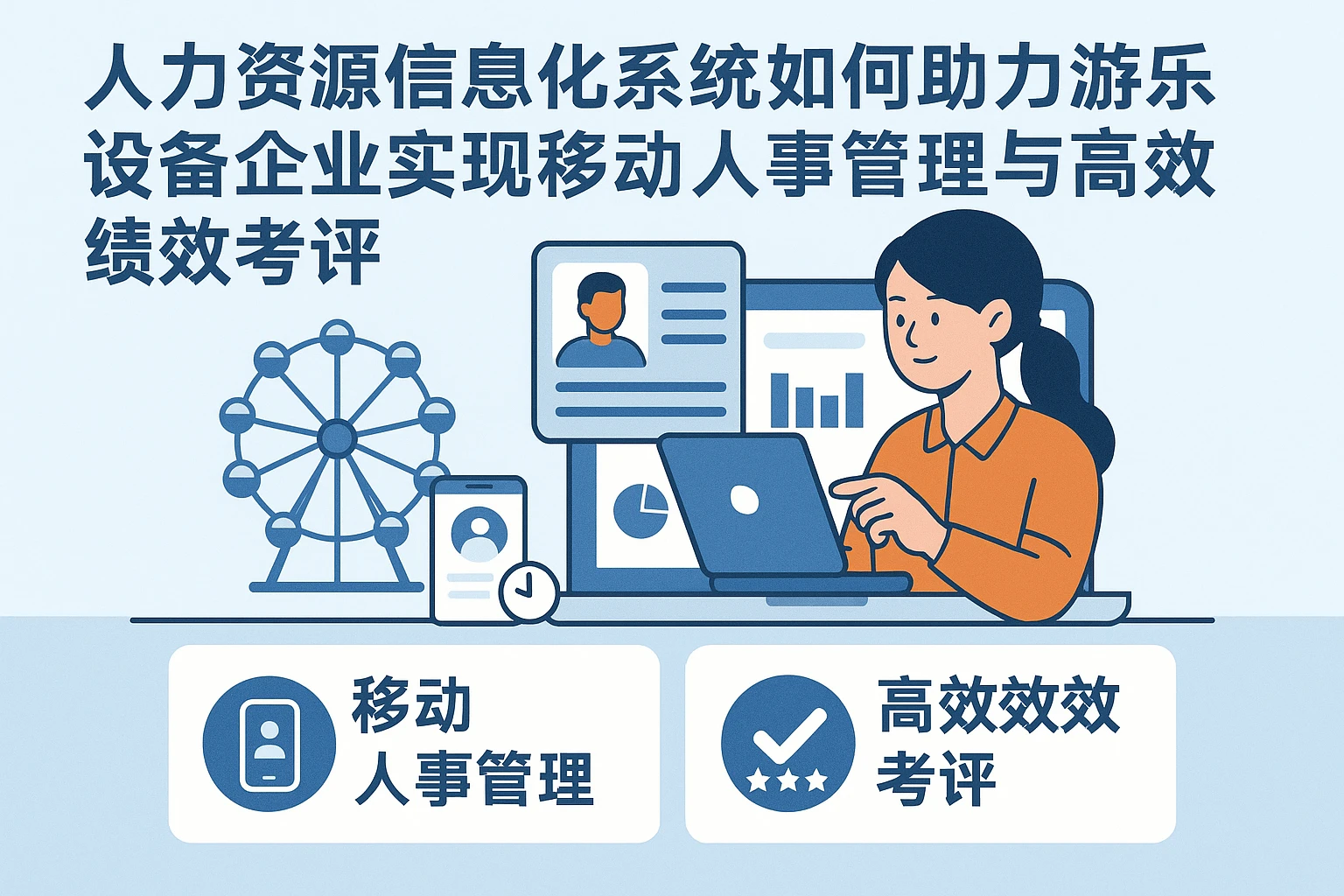 人力资源信息化系统如何助力游乐设备企业实现移动人事管理与高效绩效考评