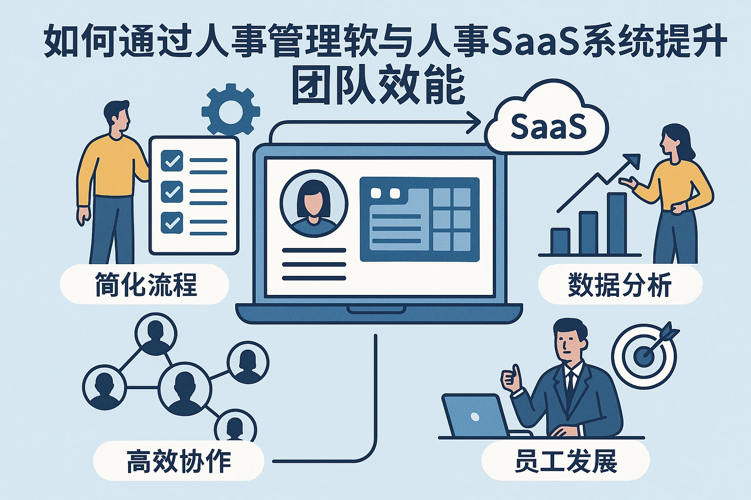 如何通过人事管理软件与人事SaaS系统提升团队效能
