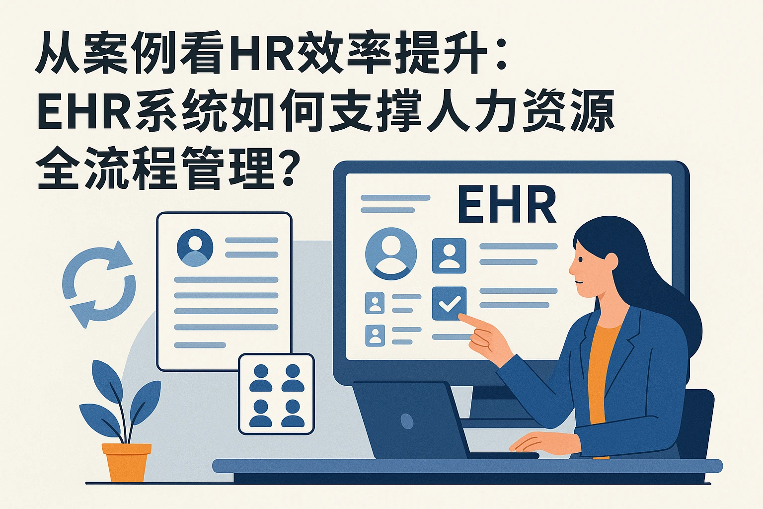 从案例看HR效率提升：EHR系统如何支撑人力资源全流程管理？