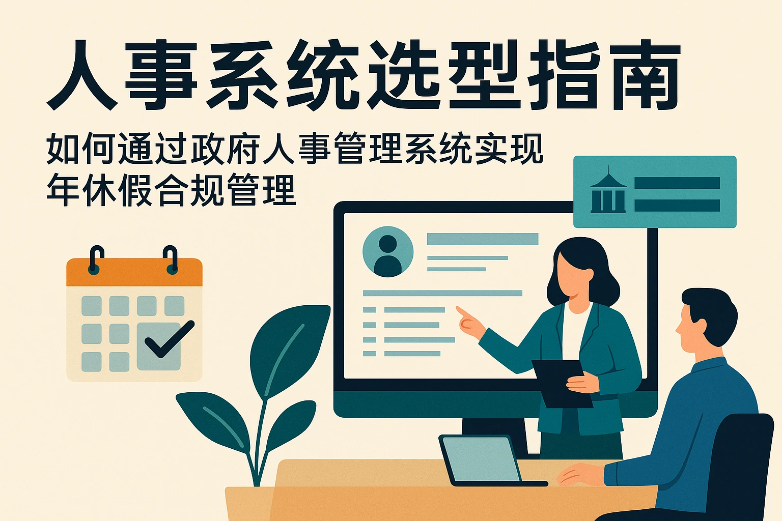 人事系统选型指南:如何通过政府人事管理系统实现年休假合规管理
