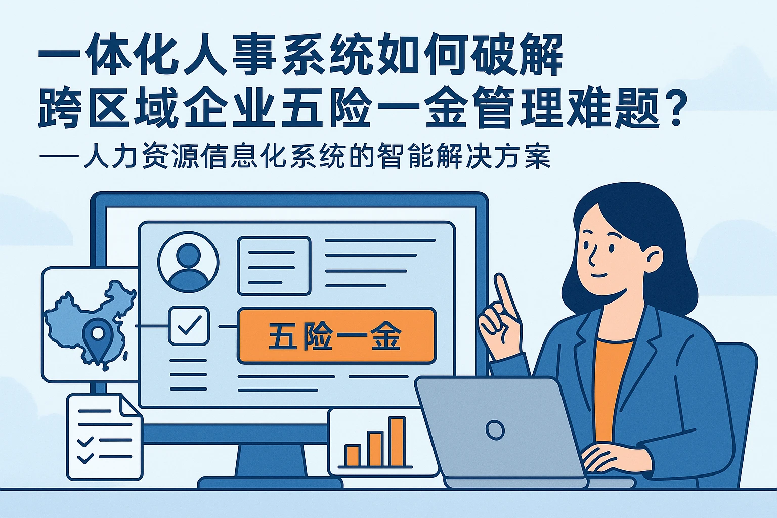 一体化人事系统如何破解跨区域企业五险一金管理难题？——人力资源信息化系统的智能解决方案