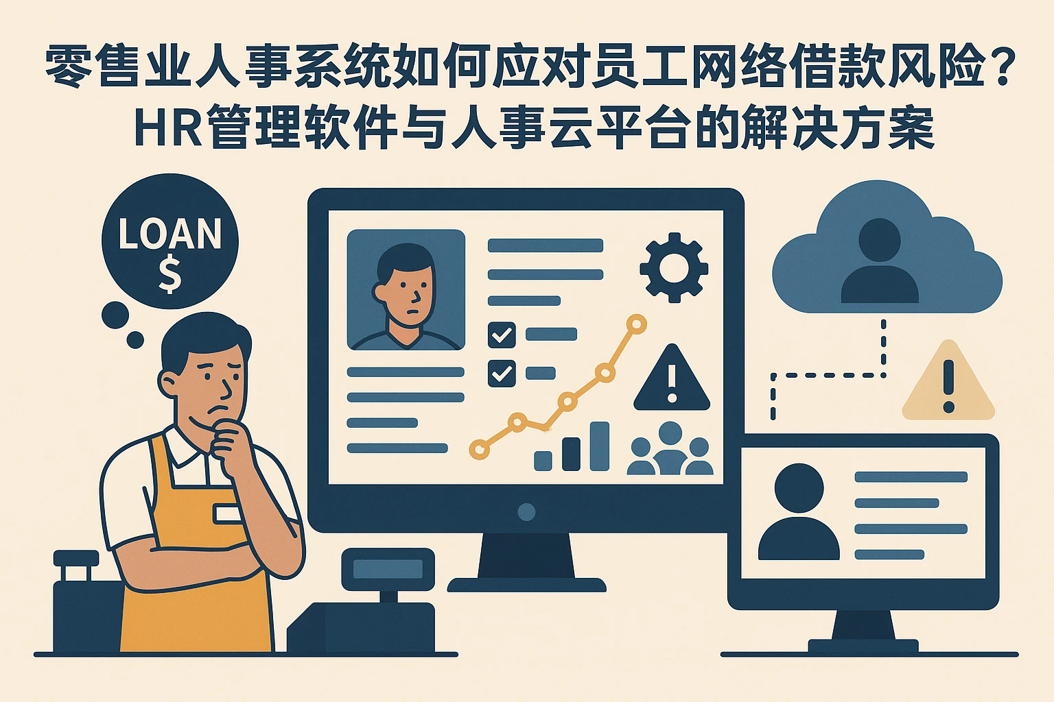 零售业人事系统如何应对员工网络借款风险？HR管理软件与人事云平台的解决方案