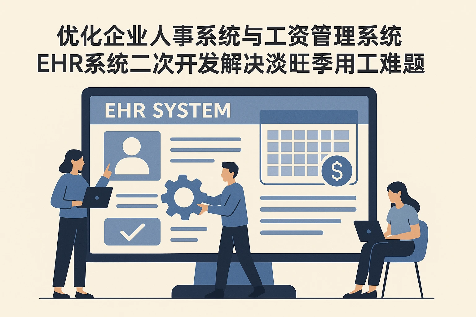 优化企业人事系统与工资管理系统:EHR系统二次开发解决淡旺季用工难题
