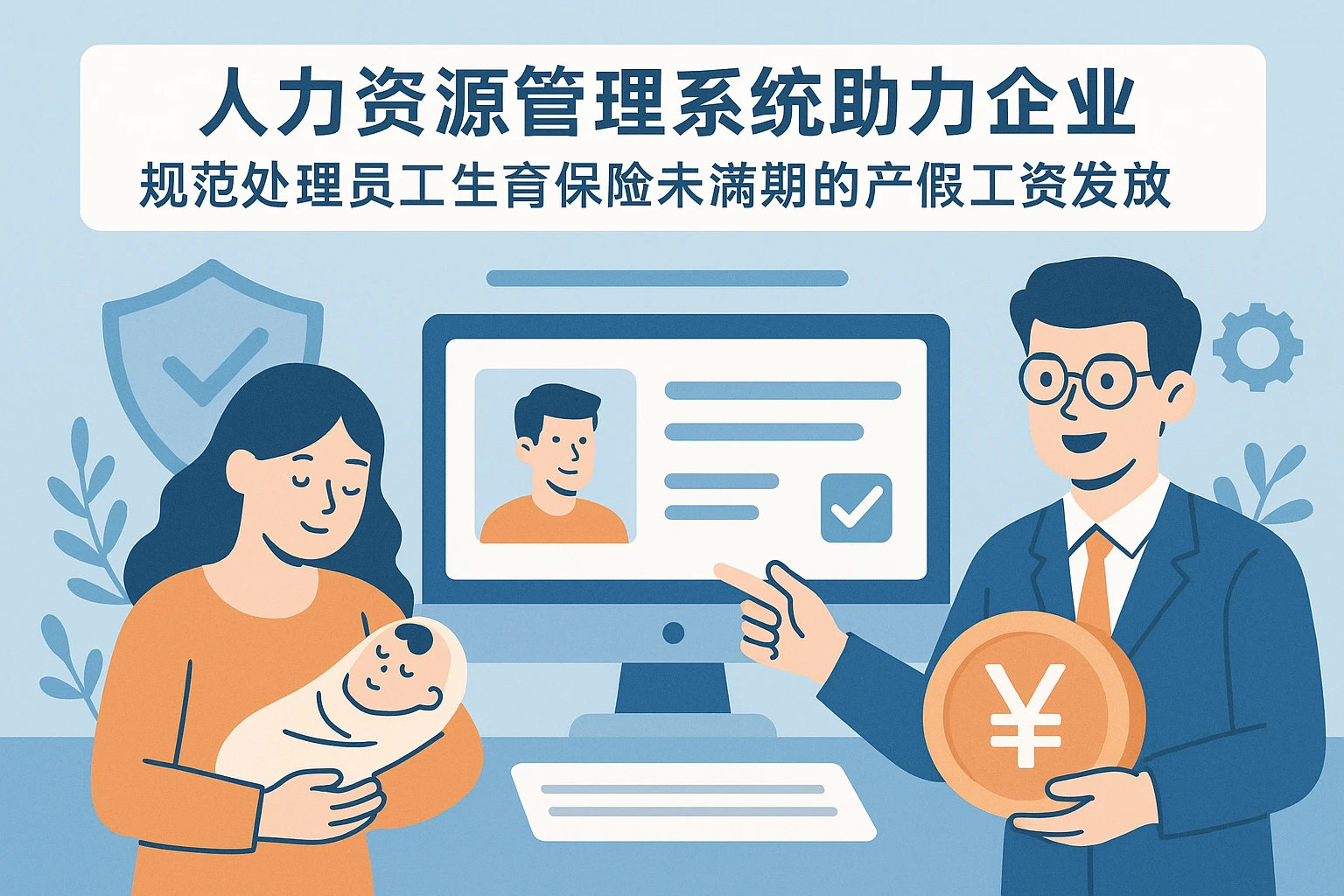 人力资源管理系统助力企业规范处理员工生育保险未满期的产假工资发放