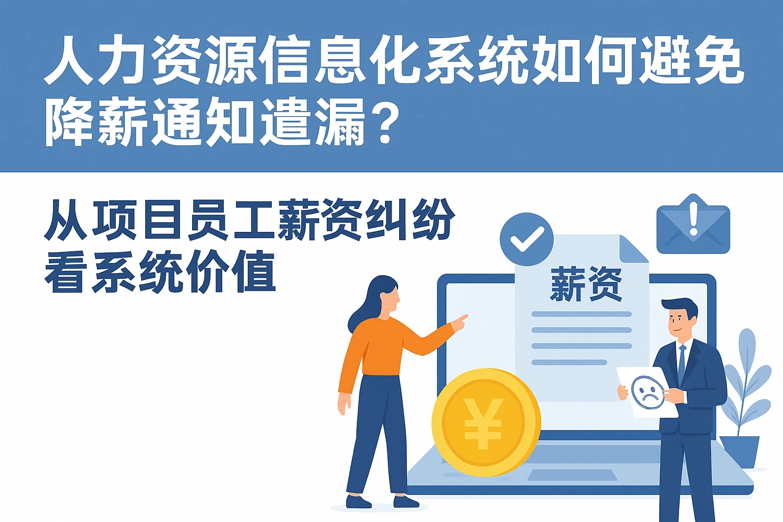 人力资源信息化系统如何避免降薪通知遗漏？从项目员工薪资纠纷看系统价值