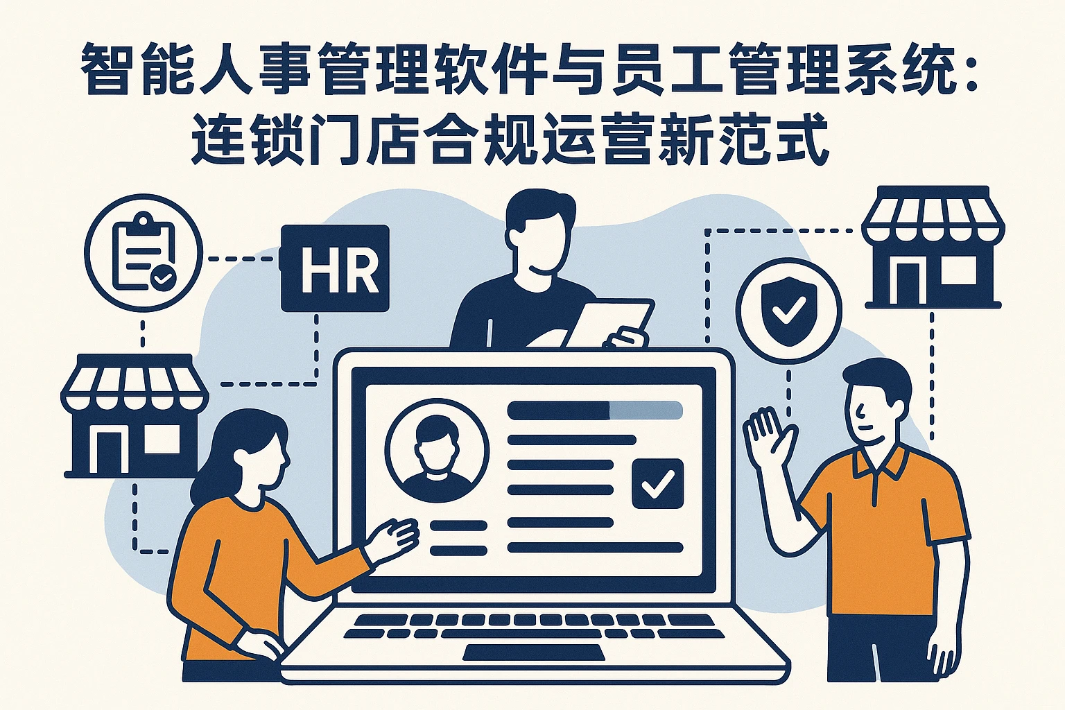 智能人事管理软件与员工管理系统：连锁门店合规运营新范式