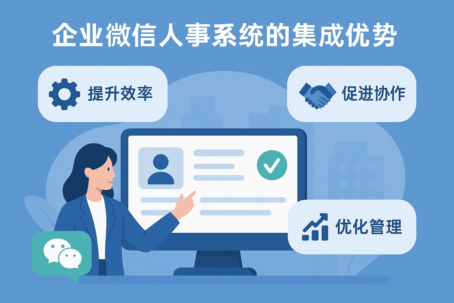 企业微信人事系统的集成优势