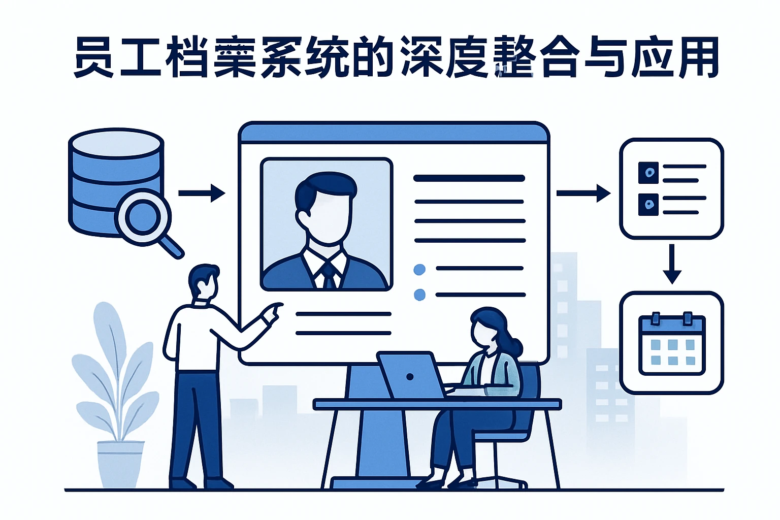 员工档案系统的深度整合与应用