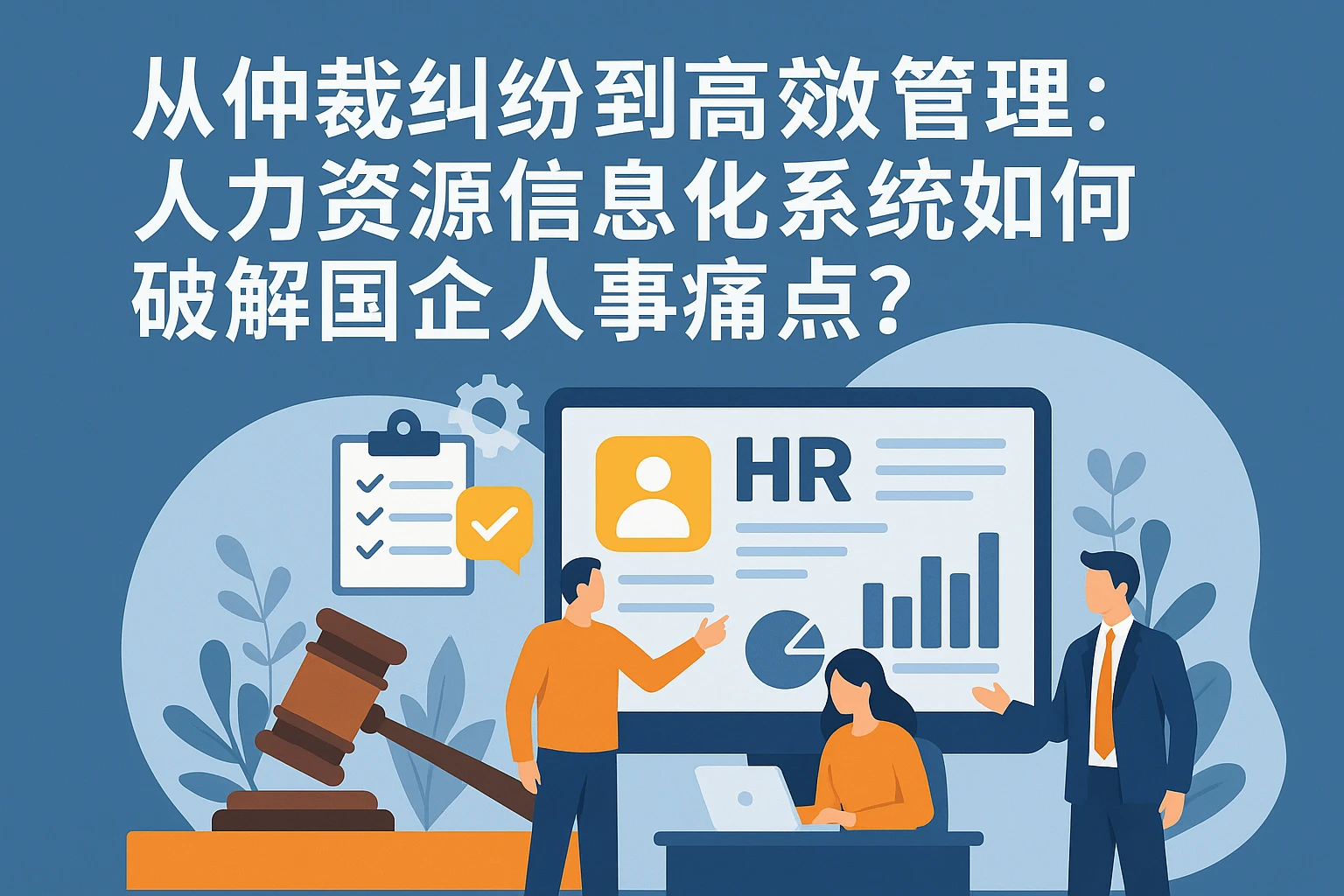 从仲裁纠纷到高效管理：人力资源信息化系统如何破解国企人事痛点？