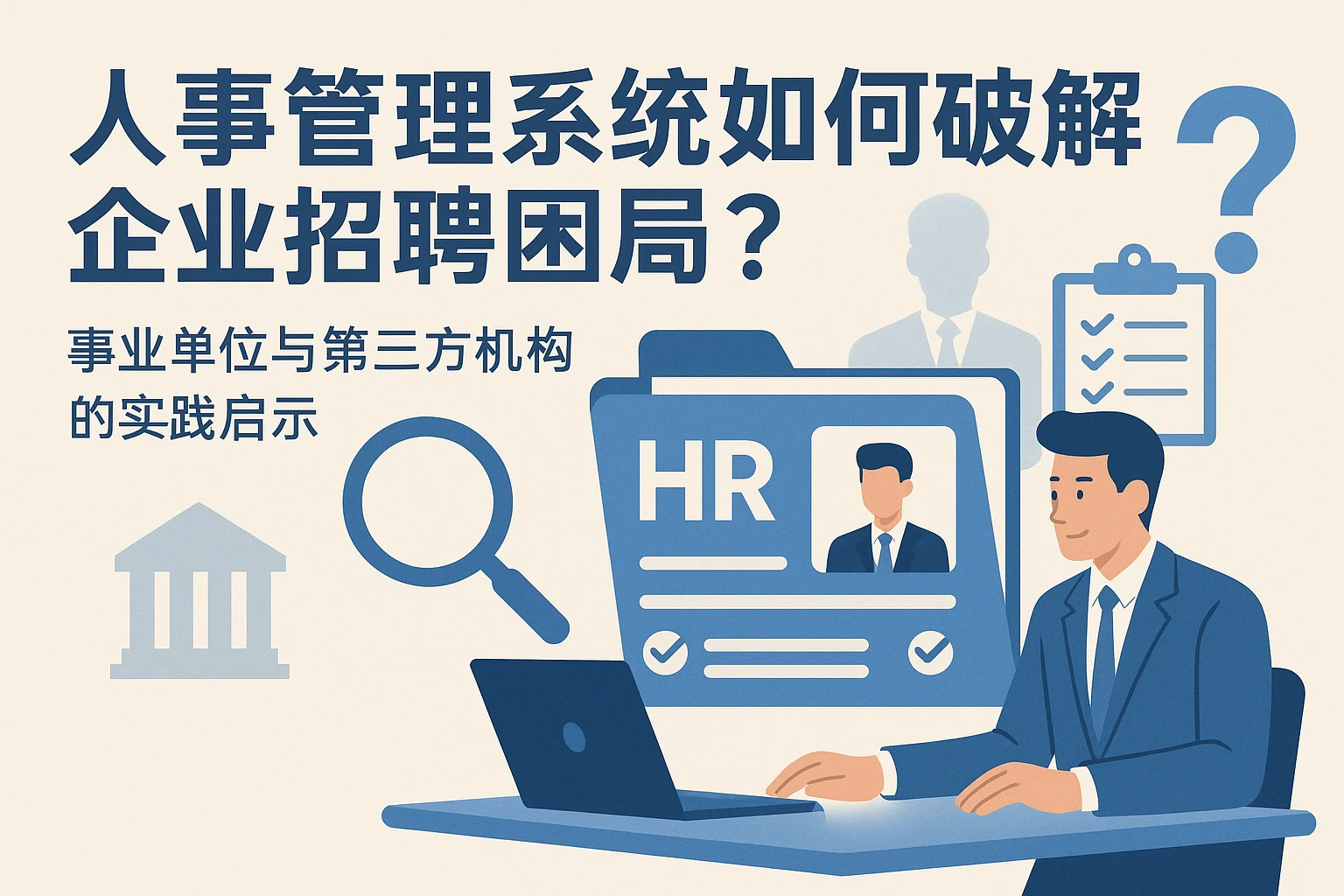 人事管理系统如何破解企业招聘困局？事业单位与第三方机构的实践启示
