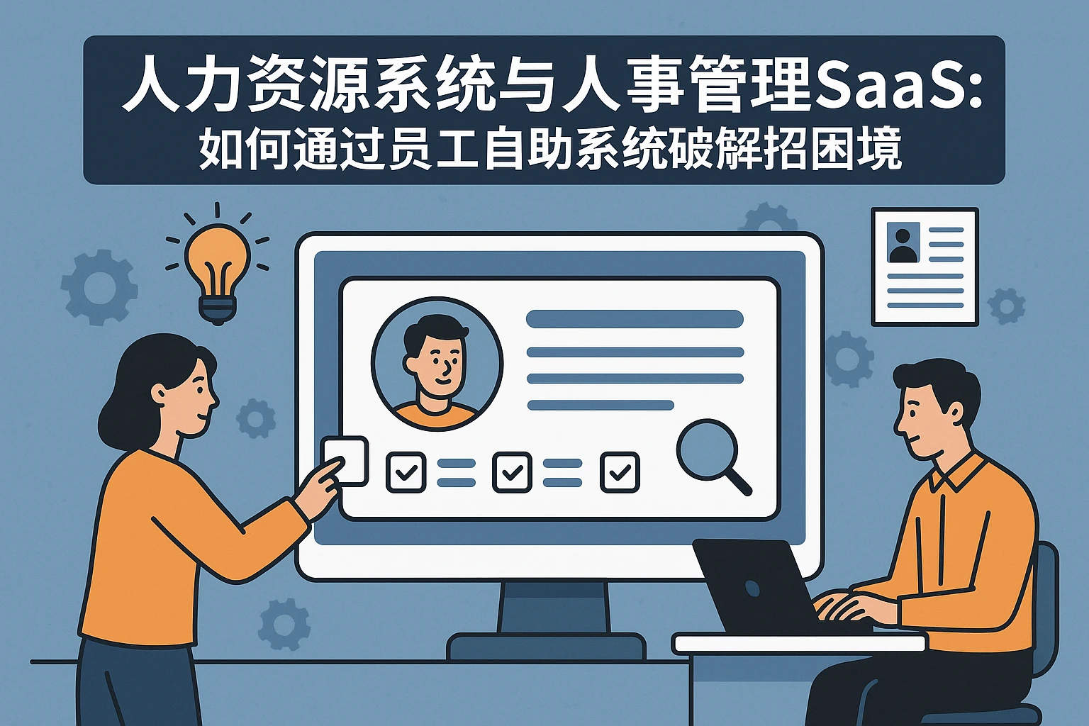 人力资源系统与人事管理SaaS：如何通过员工自助系统破解招聘困境