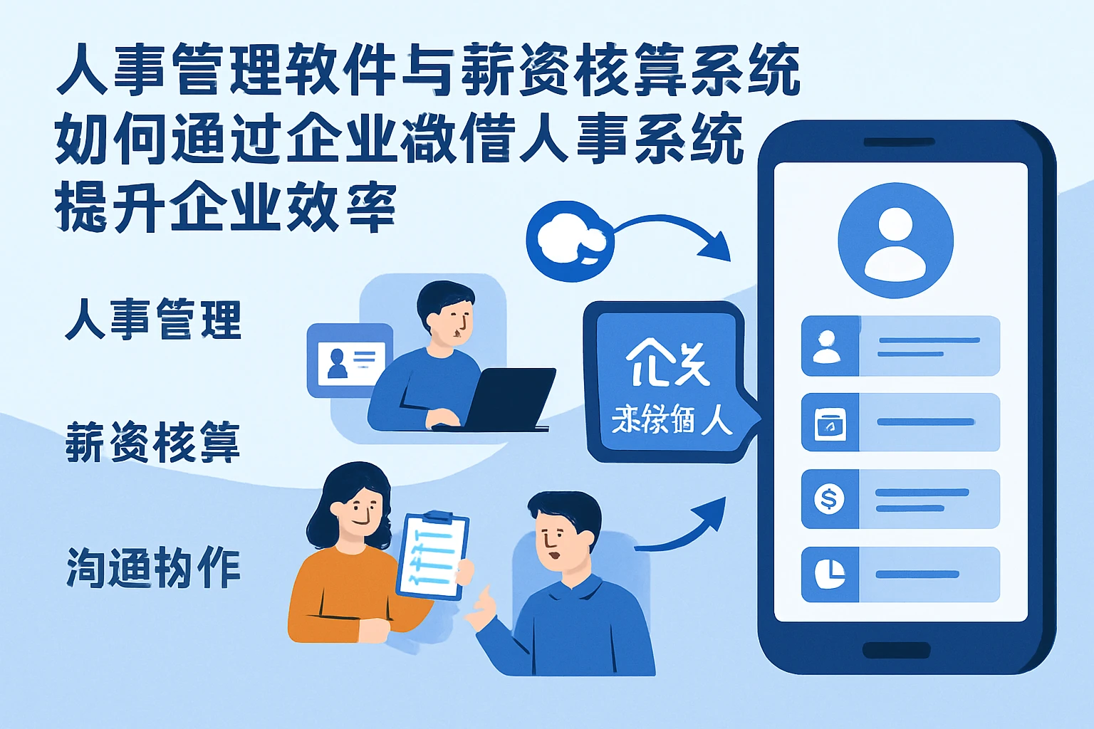 人事管理软件与薪资核算系统如何通过企业微信人事系统提升企业效率