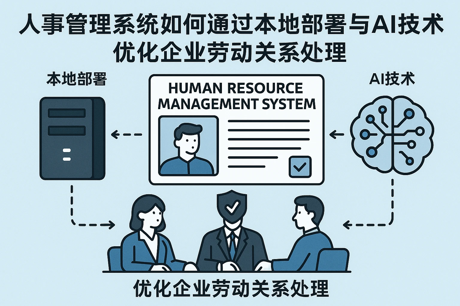 人事管理系统如何通过本地部署与AI技术优化企业劳动关系处理