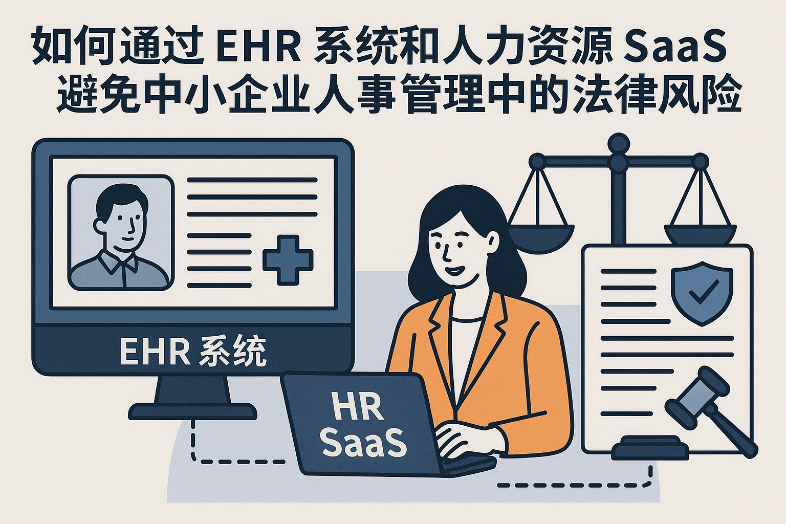如何通过EHR系统和人力资源SaaS避免中小企业人事管理中的法律风险