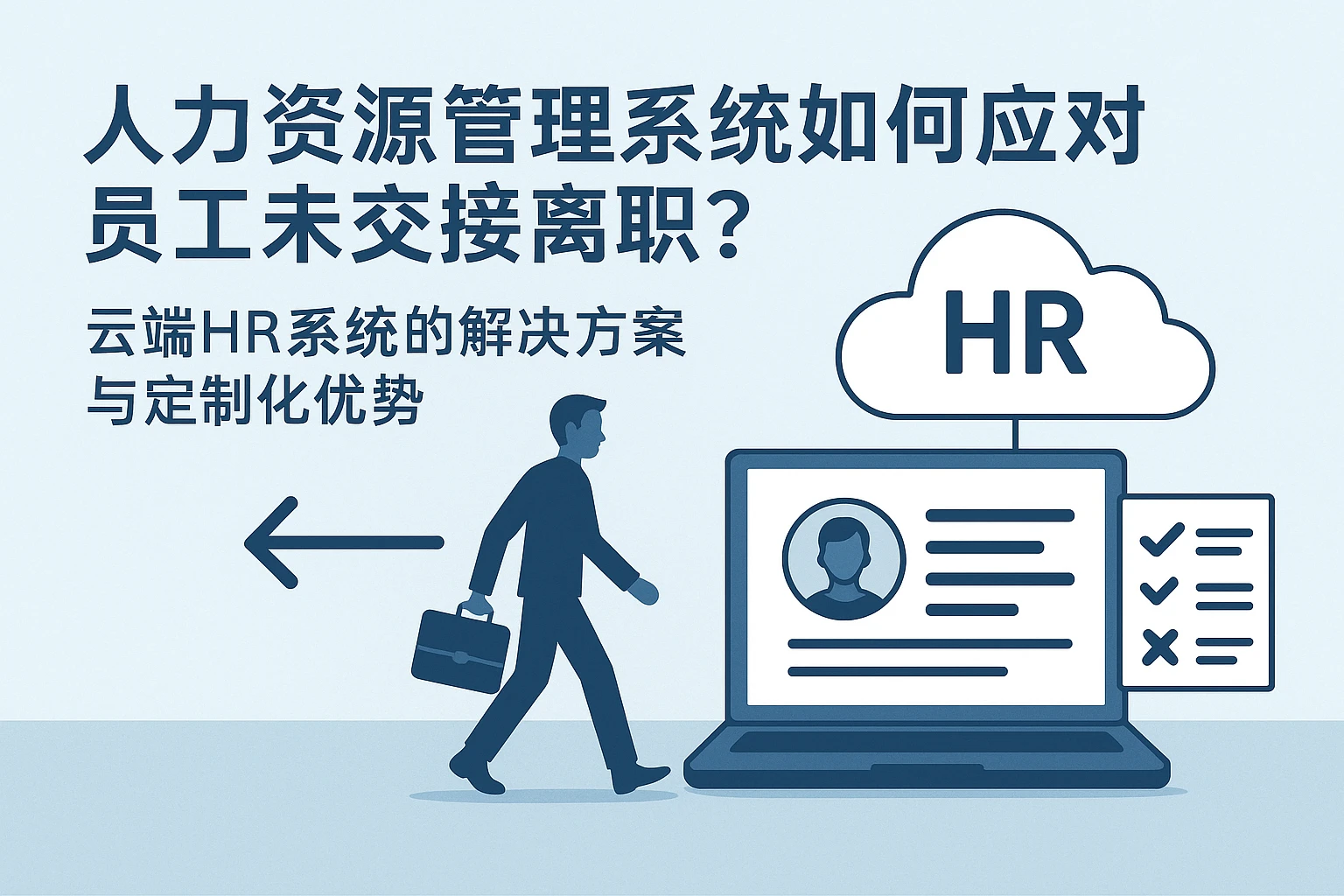人力资源管理系统如何应对员工未交接离职？云端HR系统的解决方案与定制化优势