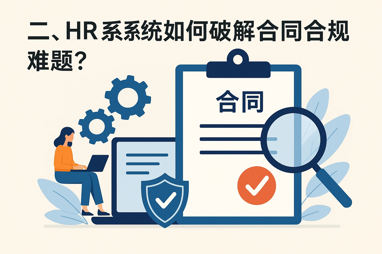 二、HR系统如何破解合同合规难题？