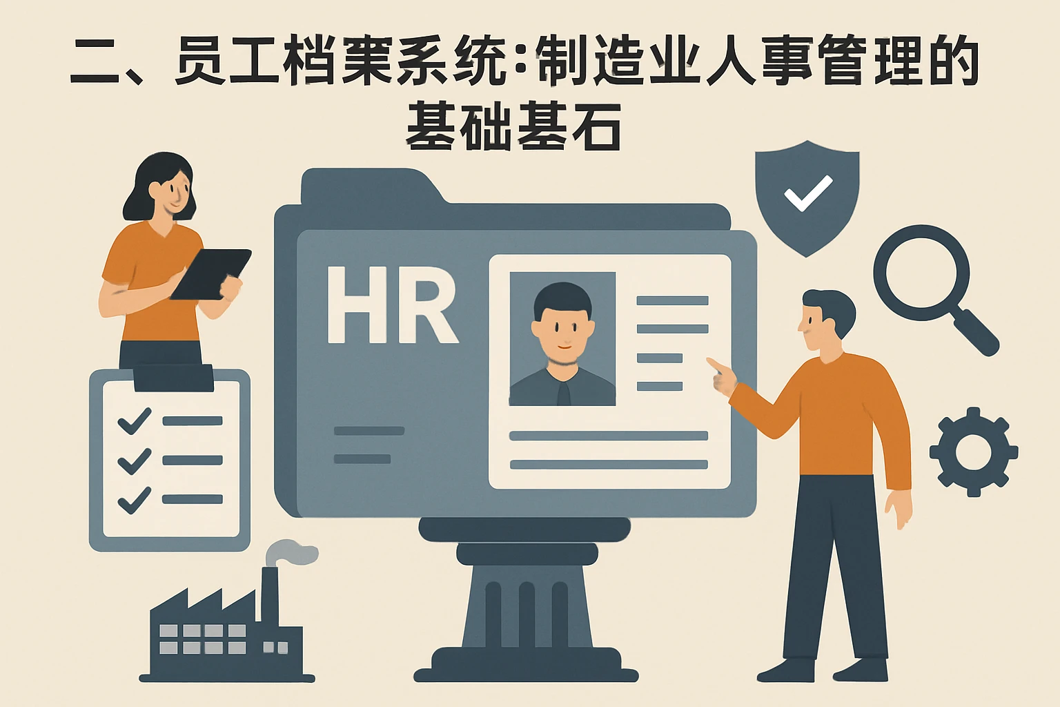 二、员工档案系统：制造业人事管理的基础基石