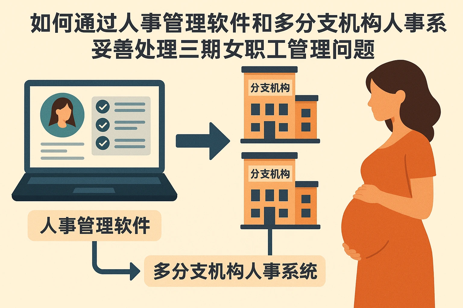 如何通过人事管理软件和多分支机构人事系统妥善处理三期女职工管理问题