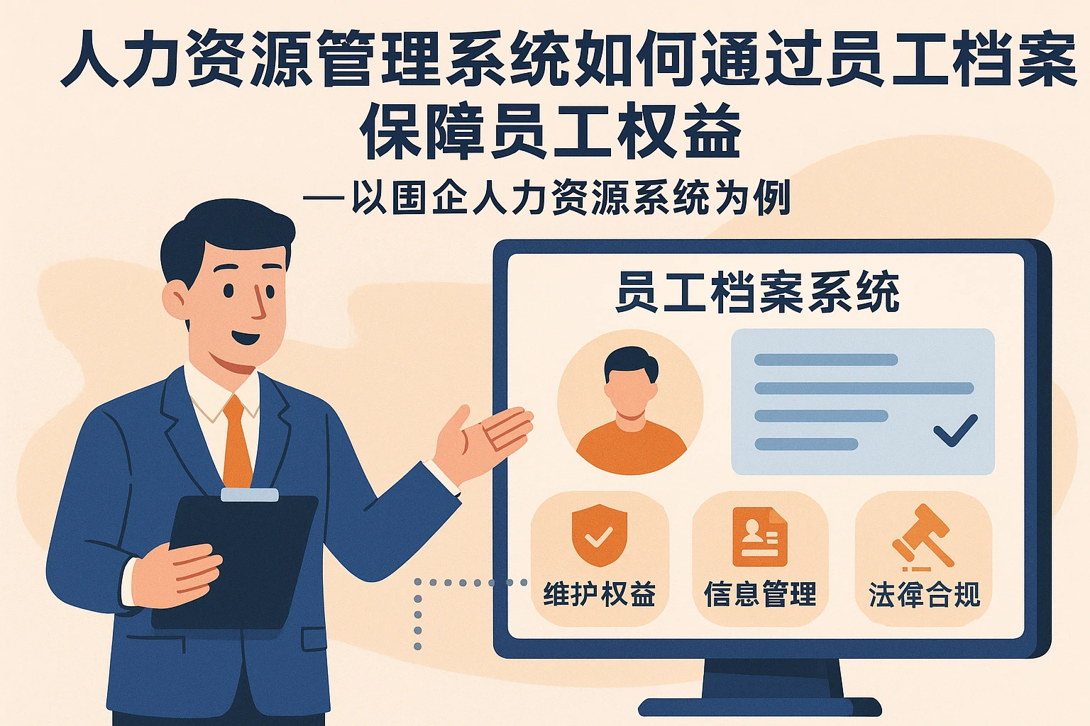 人力资源管理系统如何通过员工档案系统保障员工权益——以国企人力资源系统为例
