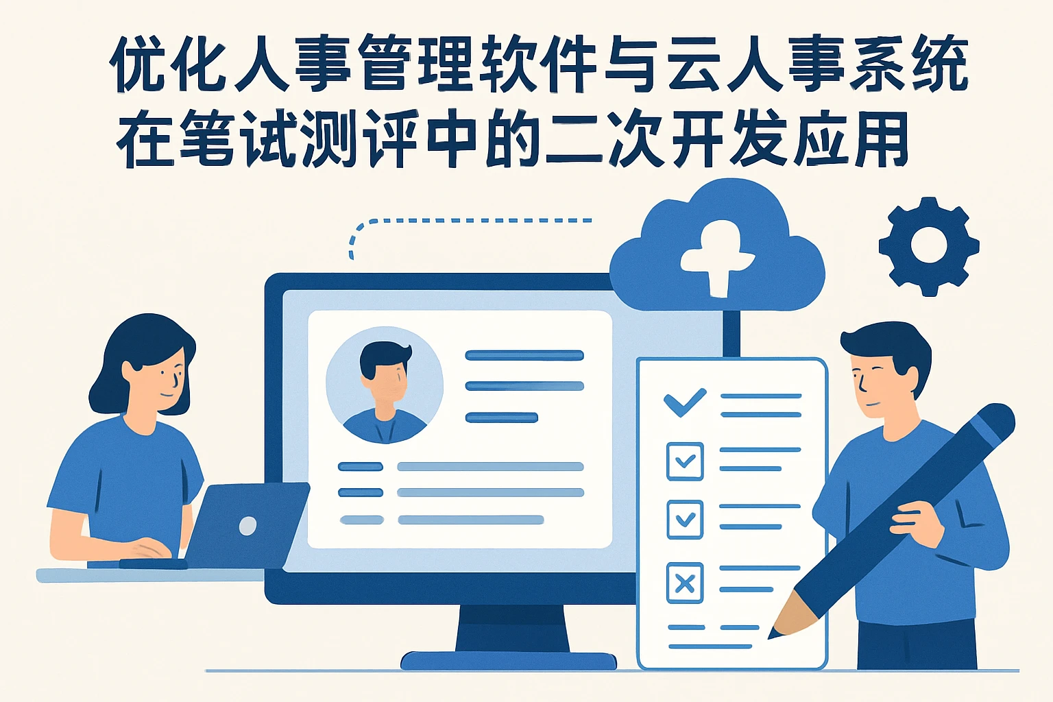 优化人事管理软件与云人事系统在笔试测评中的二次开发应用