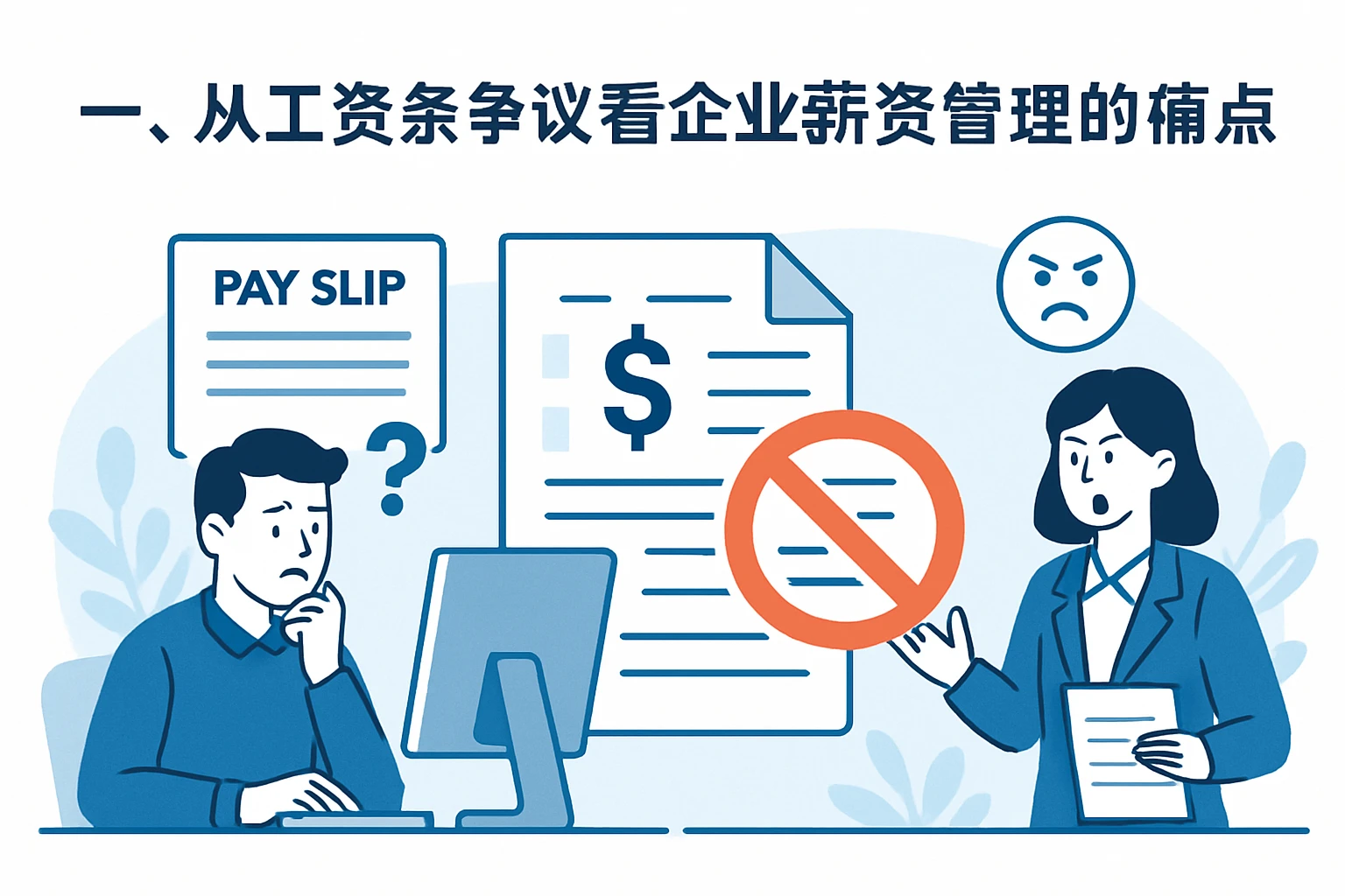一、从工资条争议看企业薪资管理的痛点