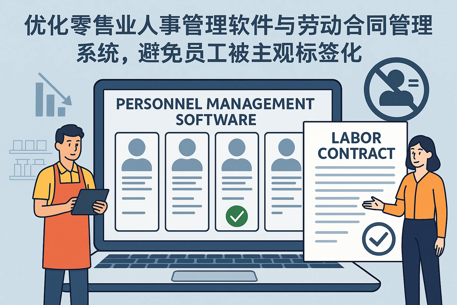 优化零售业人事管理软件与劳动合同管理系统，避免员工被主观标签化